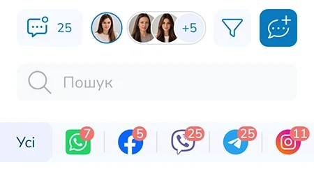 Фільтри чатів